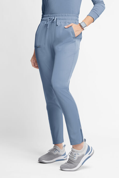 Pantalón médico WhisperLite ISLA con piernas cónicas y 5 bolsillos para mujer