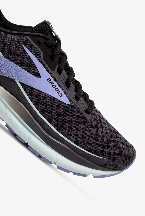 Brooks Women's Trace 3 Blackened Pearl/Skylight/Iris Athletic Lace Up Nursing Shoes - null - 3