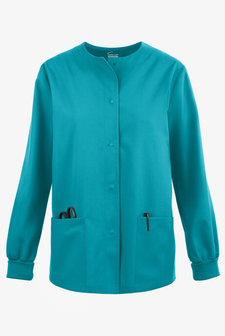 Butter-Soft Originals Women's 3-Pocket Warm-up Scrub Jacket