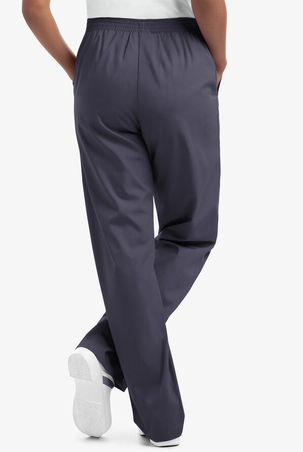 UA Best Buy Scrubs Women's 2-Pocket Elastic Waist Pants - Granite - 4