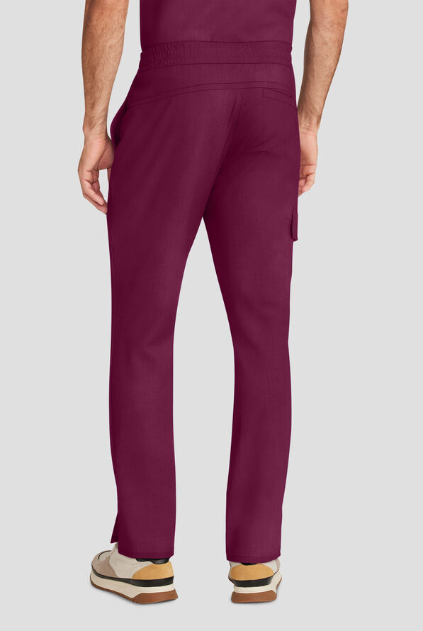 Pantal&oacute;n m&eacute;dico Healing Hands Quest STRETCH con cord&oacute;n y 5 bolsillos para hombre - Wine - 3