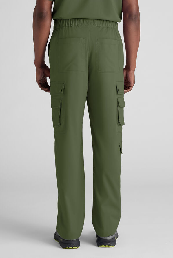 Advantage STRETCH Men's 10-Pocket Cargo Scrub Pant - Light Olive - 7
