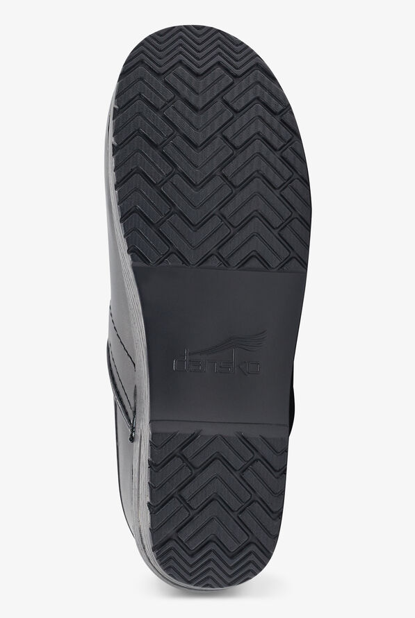 Dansko Unisex Professional Box Leather Clogs - Black Box - 6