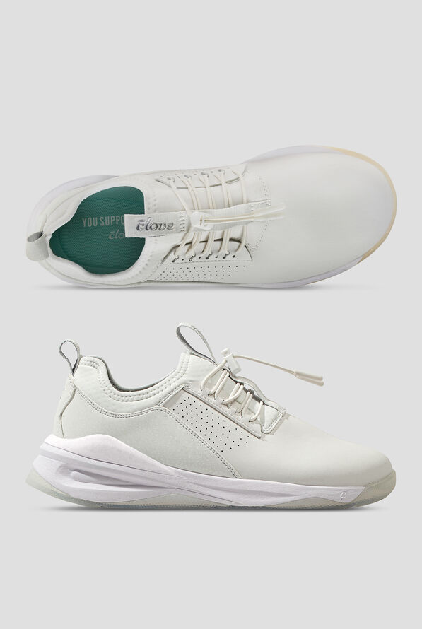 Clove Classic Brilliant White Women's Bungee Athletic Shoe - White - 1