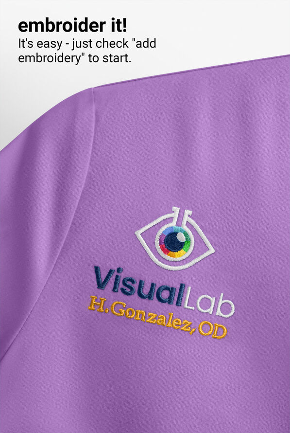 Blusa m&eacute;dica Koi Next Gen Hustle and Hear con cuello en V y 3 bolsillos para mujer - Wisteria - 5