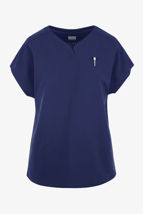 Cherokee Atmos Women's 3-Pocket STRETCH Coolmax Y-Neck Scrub Top