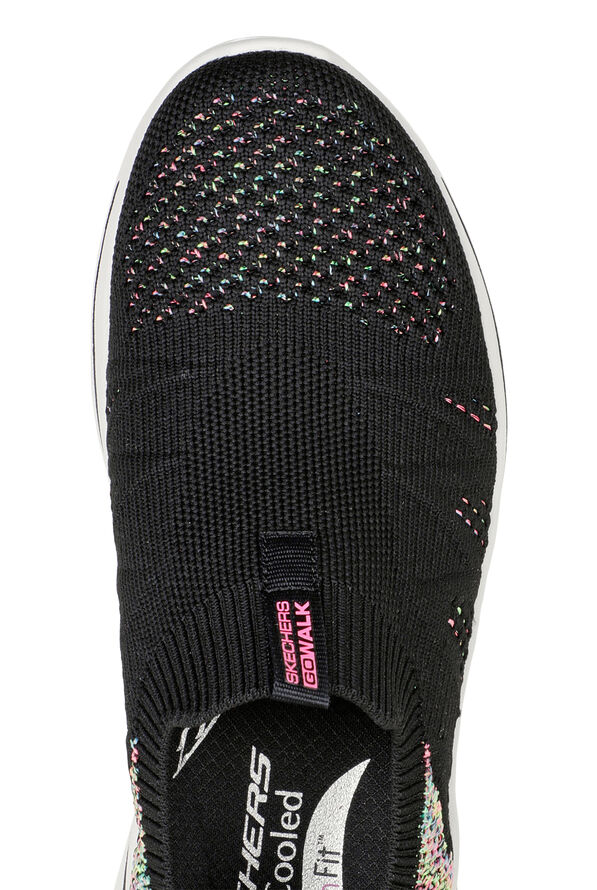 Skechers Performance Women's GoWalk Arch Fit Fun Times Black/Multi Athletic Slip On Nursing Shoes - null - 2