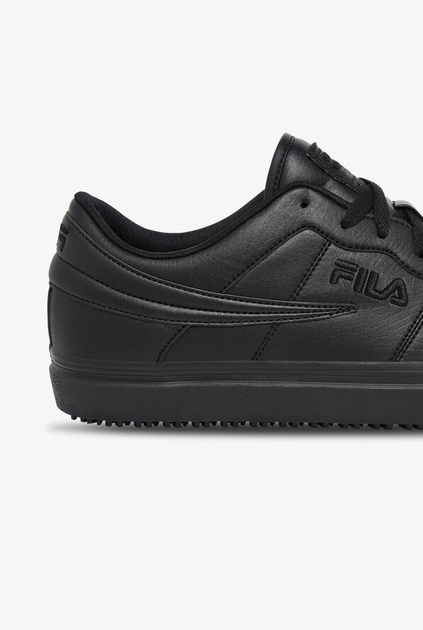 FILA Men's Vulc 13 Black Athletic Lace Up Shoes - null - 4