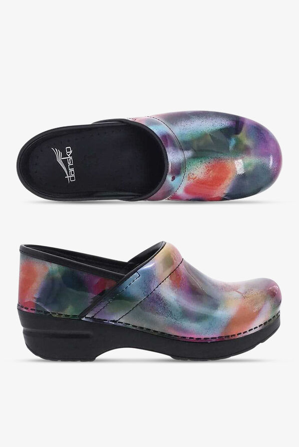 Dansko Women's Professional Spray Paint Patent Leather Nursing Clogs - null - 1