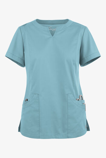 Butter-Soft STRETCH Women's 4-Pocket Notch Neck Scrub Top