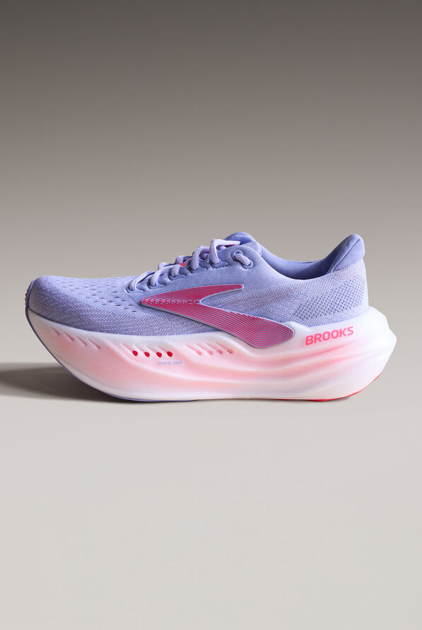 Zapatillas deportivas de enfermería Brooks Glycerin Max Blue Heron/Diva Pink/White con cordones para mujer - null - 1
