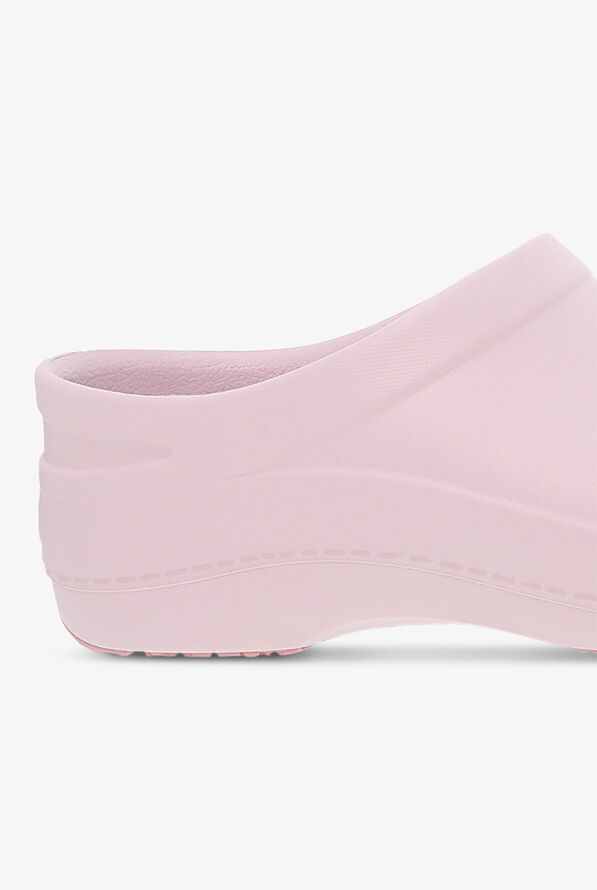 Dansko Women's Kaci Pink Molded Backless Nursing Clogs - null - 4