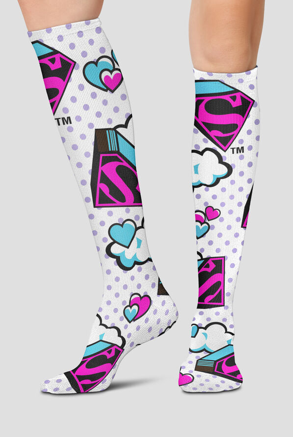 Tooniforms Super Duper Women's 10-15 mmHG Light Compression Socks - null - 1