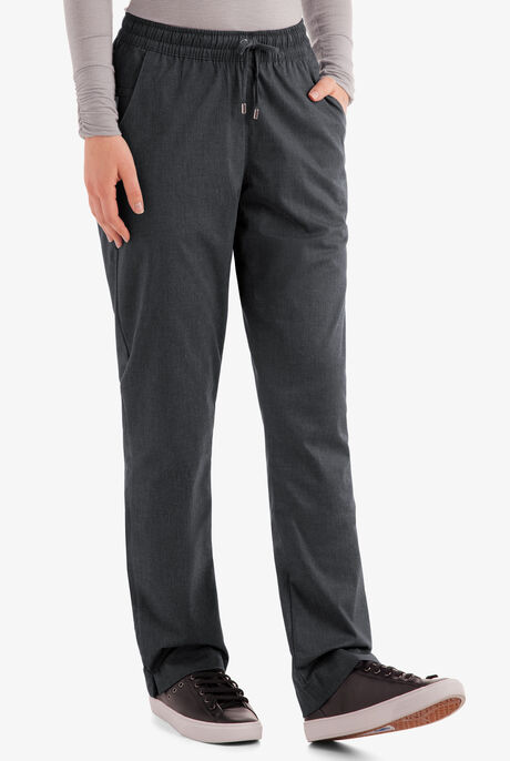 Butter-Soft STRETCH Women's 3-Pocket Elastic Waist Drawstring Scrub Pants