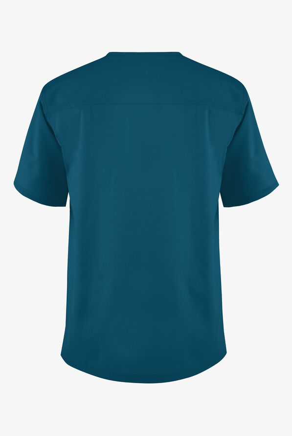 Camisa m&eacute;dica Butter-Soft Core by UA&trade; con canes&uacute; y 1 bolsillo para hombre - Caribbean Blue - 2