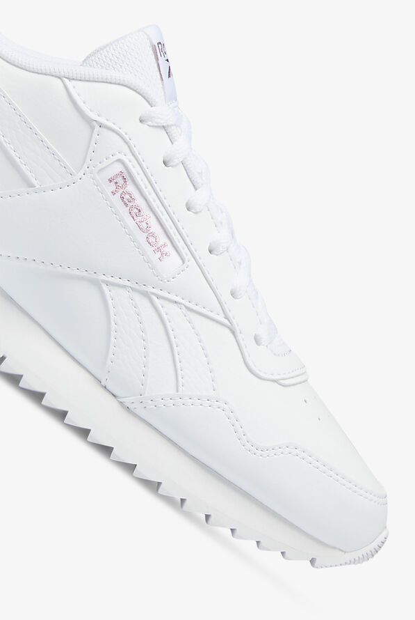 Reebok Glide Ripple Clip FTWR White/Rose Gold Athletic Lace Up Nursing Shoes - null - 3