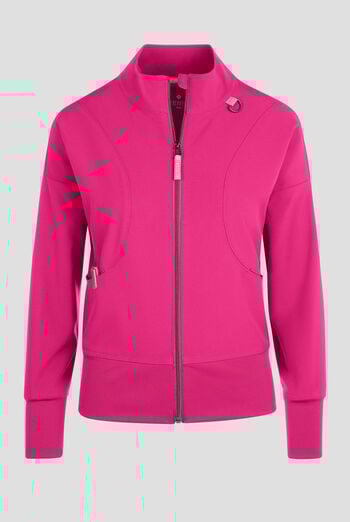 Chaqueta m&eacute;dica abrigada Med Couture Amp STRETCH con cremallera y 2 bolsillos para mujer