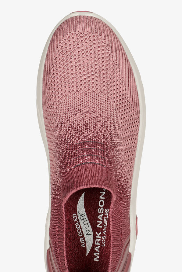 Mark Nason Women's A Linear Kit Pink Gradient Athletic Slip On Nursing Shoes - null - 2