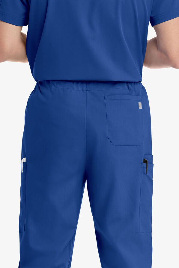 Butter-Soft Core Scrubs Unisex 4-Pocket Cargo Drawstring Scrub Pants- New and Improved - Galaxy - 5