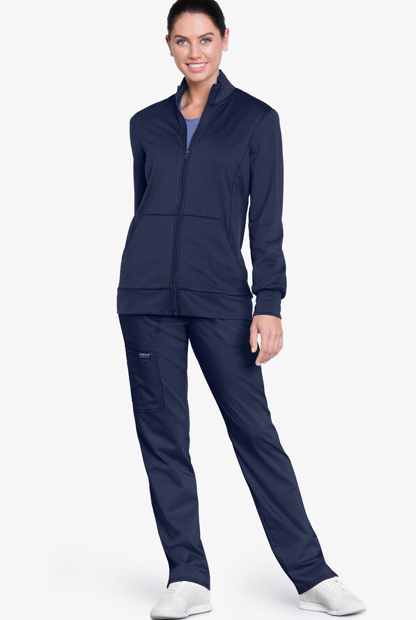 Cherokee Workwear Revolution Unisex Scrub Jacket, Stretch Scrubs