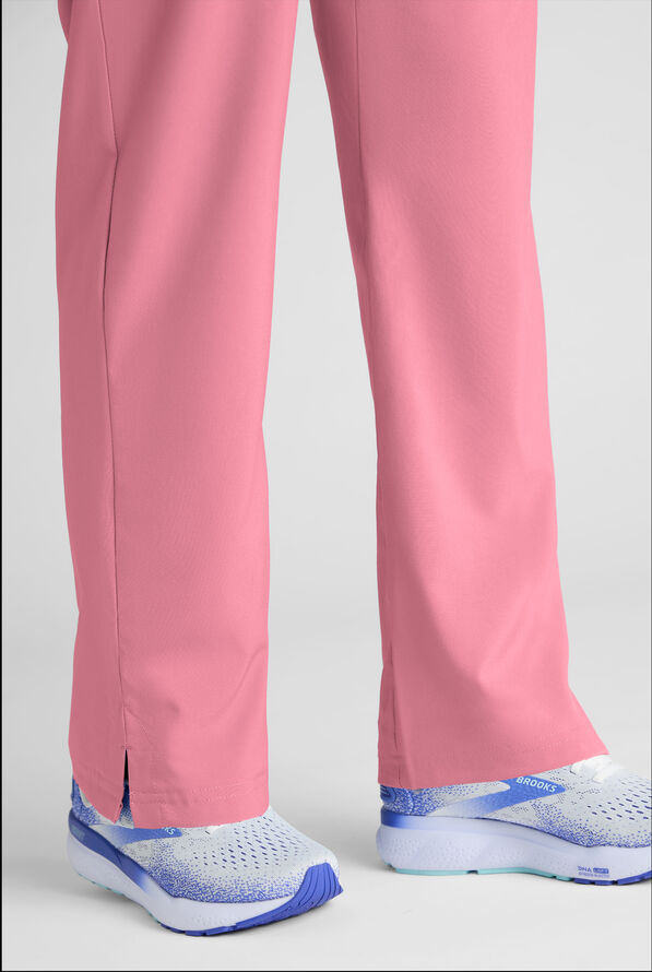 Easy STRETCH Eden Women's 4-Pocket Drawstring Scrub Pants - Petite - Tea Rose - 5