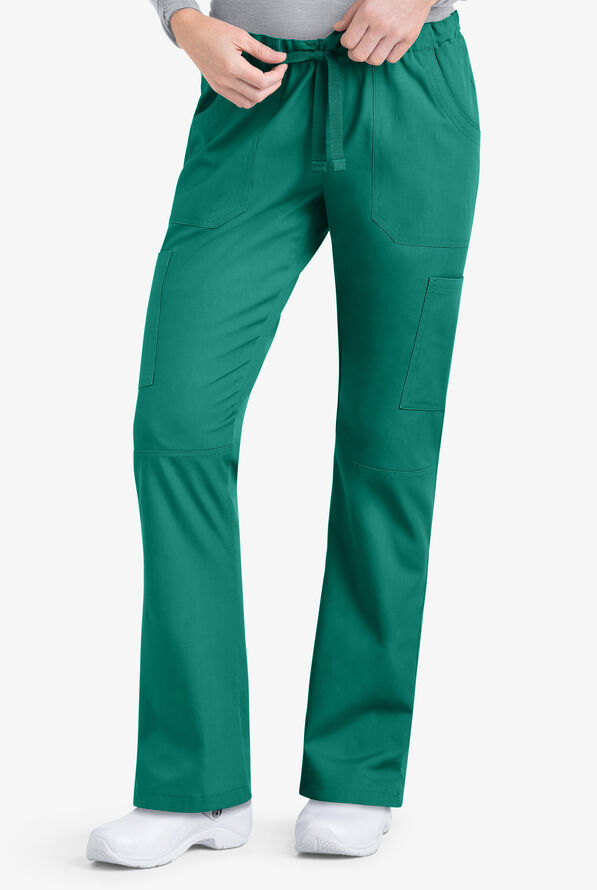 UA Best Buy 944P Drawstring Cargo Scrub Pants, Petite Scrub Pants