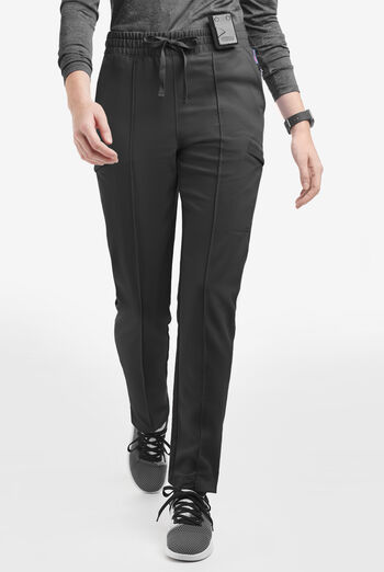 Pantalón médico Movement by Butter-Soft de corte delgado con pinzas y 7 bolsillos para mujer