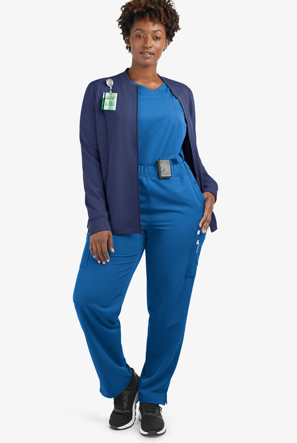 Butter-Soft Women's 13-Pocket Cargo Scrub Pants **Slightly IRREGULAR**&nbsp; - Royal - 6