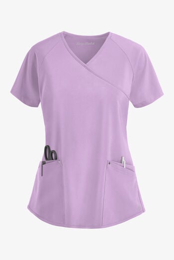 Easy STRETCH Cara Women's 4-Pocket Raglan Scrub Top
