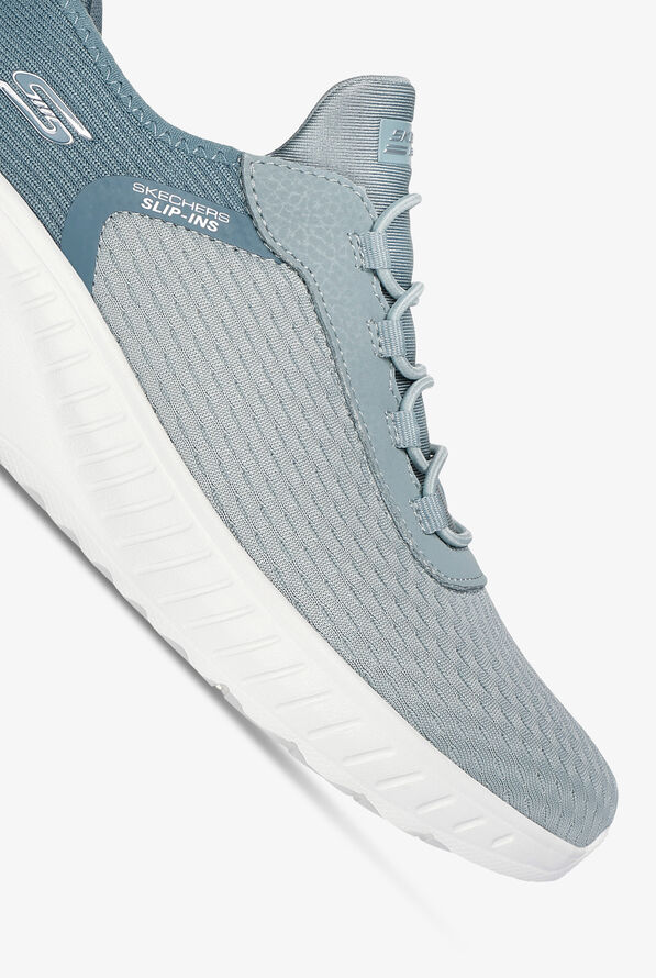 Skechers Bobs Women's SLIP-INS Sport Squad Chaos Sage Athletic Nursing Shoes - null - 3