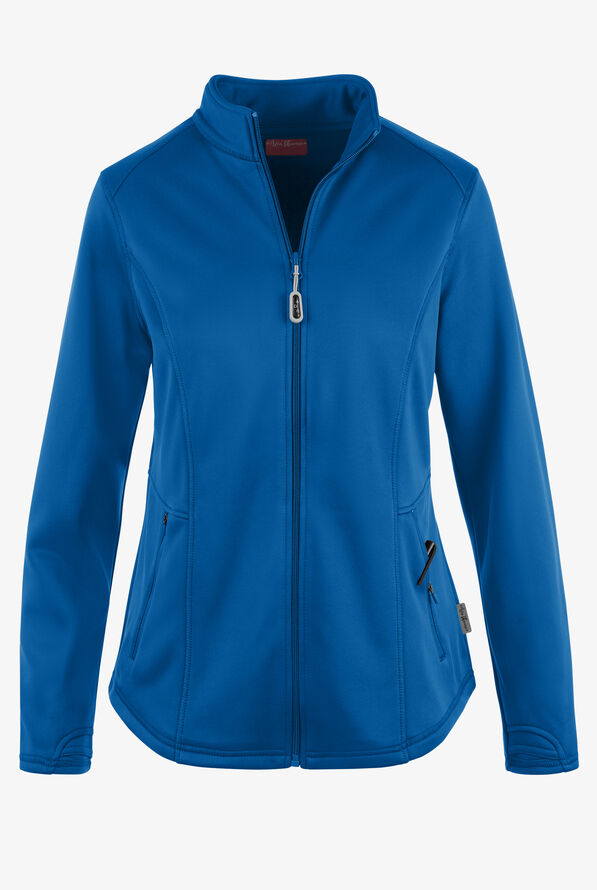 Chaqueta médica Zavate Ava Therese Megan de felpa con 2 bolsillos para mujer - Royal - 1
