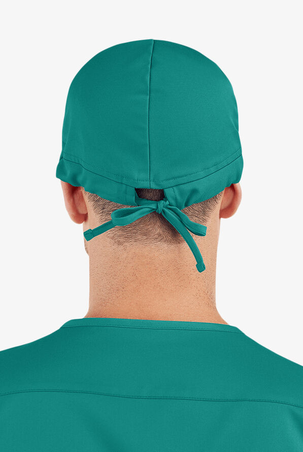 Advantage By Butter-Soft Unisex Drawstring STRETCH Scrub Hat - Teal - 5