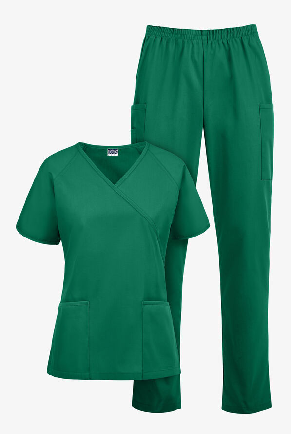 Strictly Scrubs Women's Classic Scrub Set - Hunter - 1