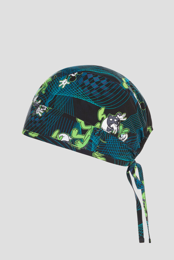 Gorro médico estampado unisex Tooniforms Disney's Take it Chill Mickey STRETCH con lazos ajustables - null - 1
