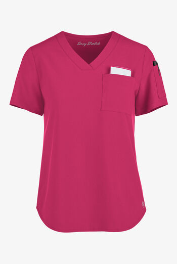 Easy STRETCH Chloe Women's 3-Pocket V-Neck Tuck-In Scrub Top