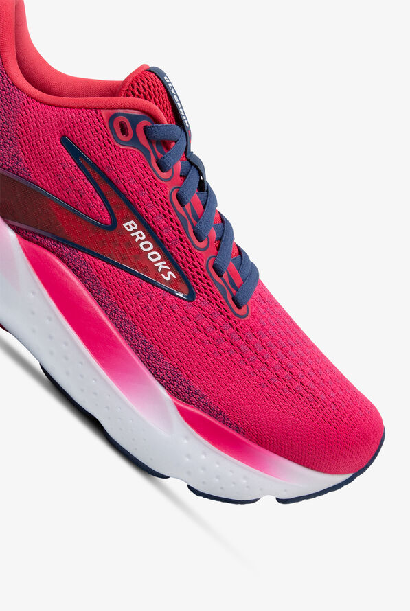 Brooks Women's Glycerin 21 Raspberry/Estate Blue Athletic Lace Up Nursing Shoes - null - 3