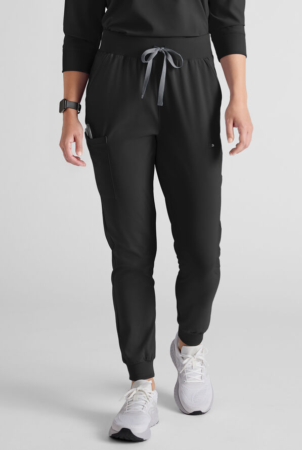 Easy STRETCH Women's Scrub Set - Onyx Black - 9