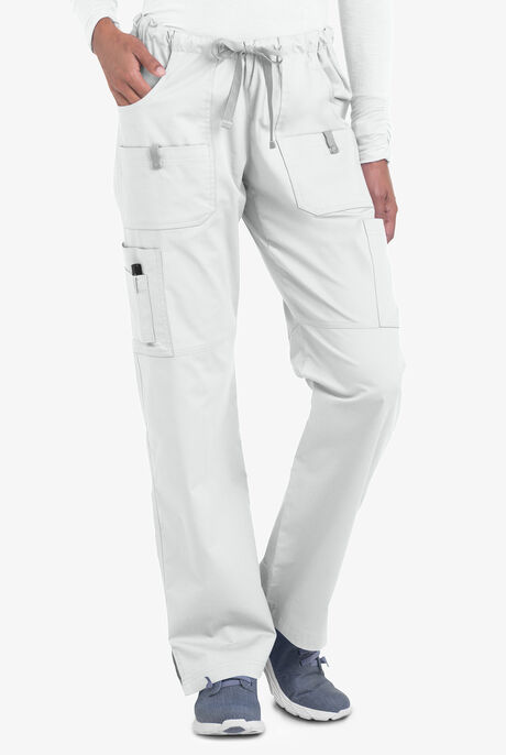 Butter-Soft STRETCH Women's 10-Pocket Drawstring Scrub Pants