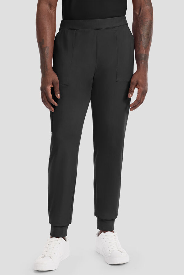 Pantal&oacute;n m&eacute;dico Cherokee Achieve STRETCH estilo jogger cargo con 5 bolsillos para hombre - Black - 1