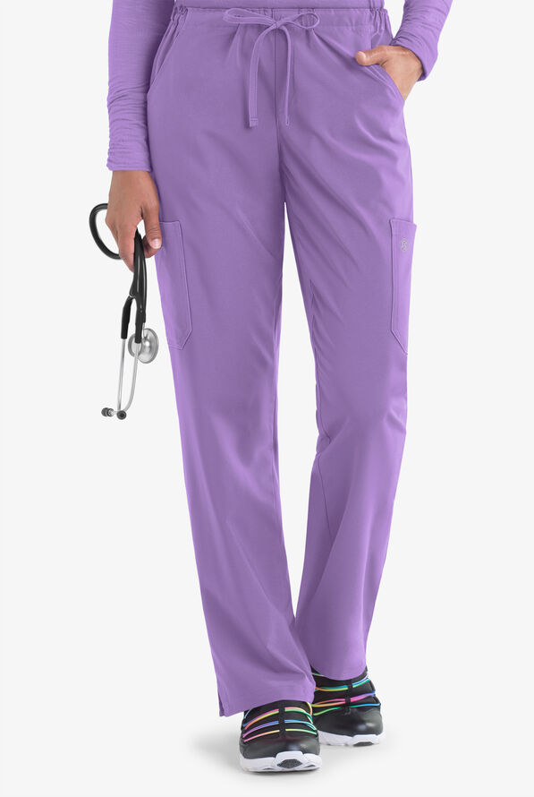 Pantalón médico Easy STRETCH Tall Eden con cordón y 4 bolsillos para mujer - Ultraviolet Light - 1