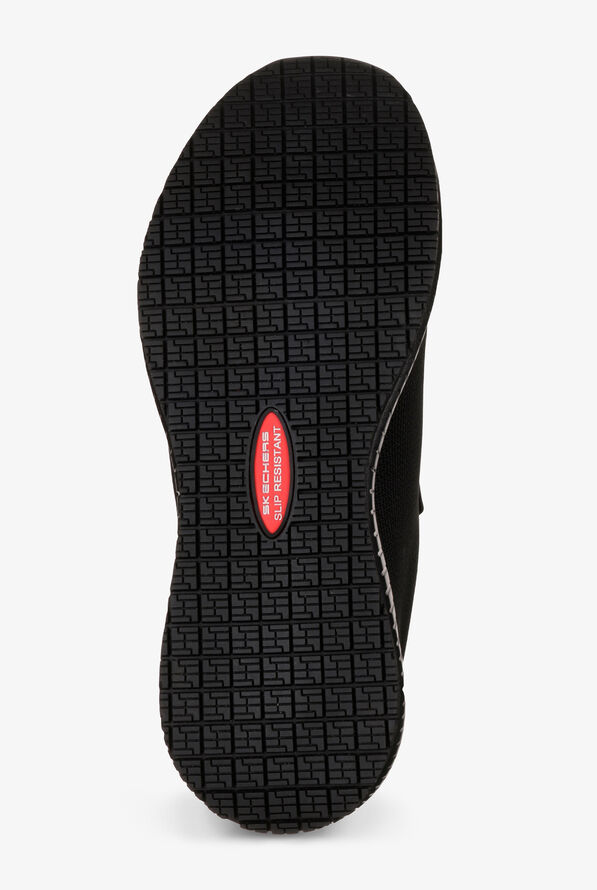 Skechers Work Women's Squad SR Athletic Slip On Shoes - Black - 6