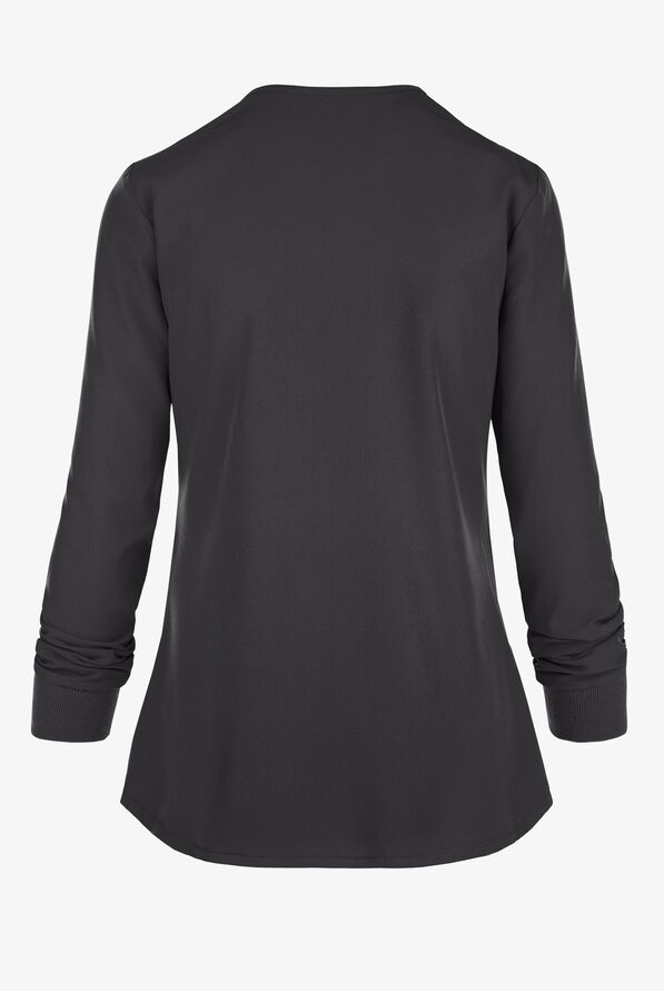 Chaqueta médica abrigada Skechers by Barco Stability STRETCH con 2 bolsillos para mujer - Pewter - 2