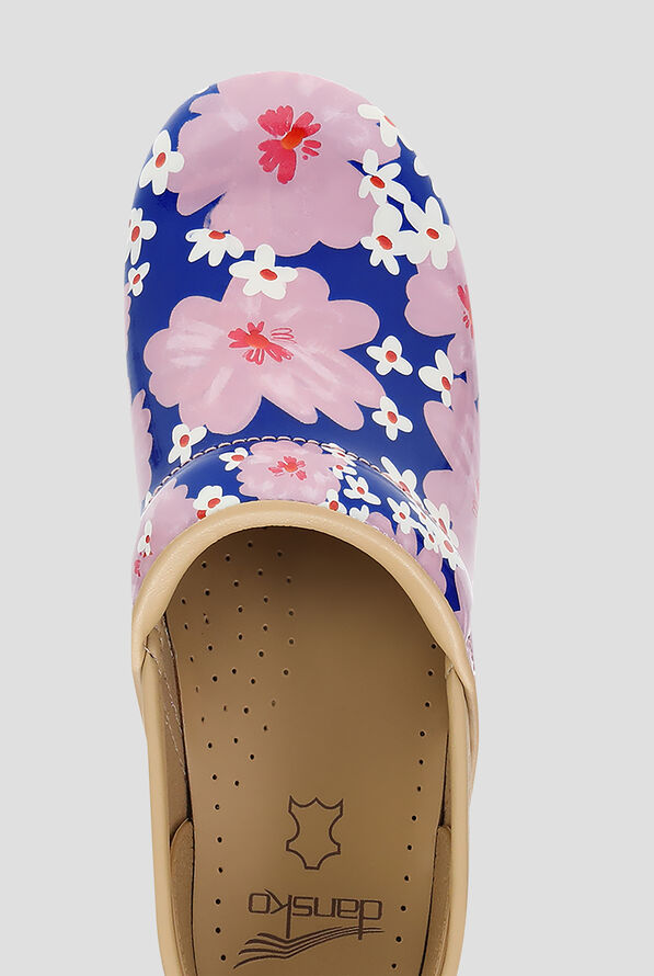 Dansko Women's Professional Pink Bloom Patent Clog - null - 2