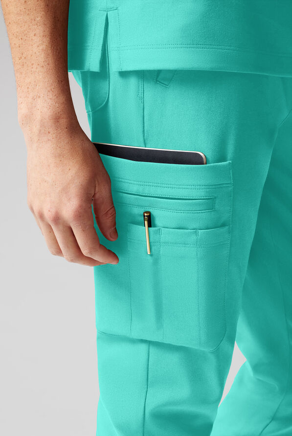 Hypothesis Tactical Men’s 9-Pocket Slim Leg Jogger Scrub Pant - H2O - 5