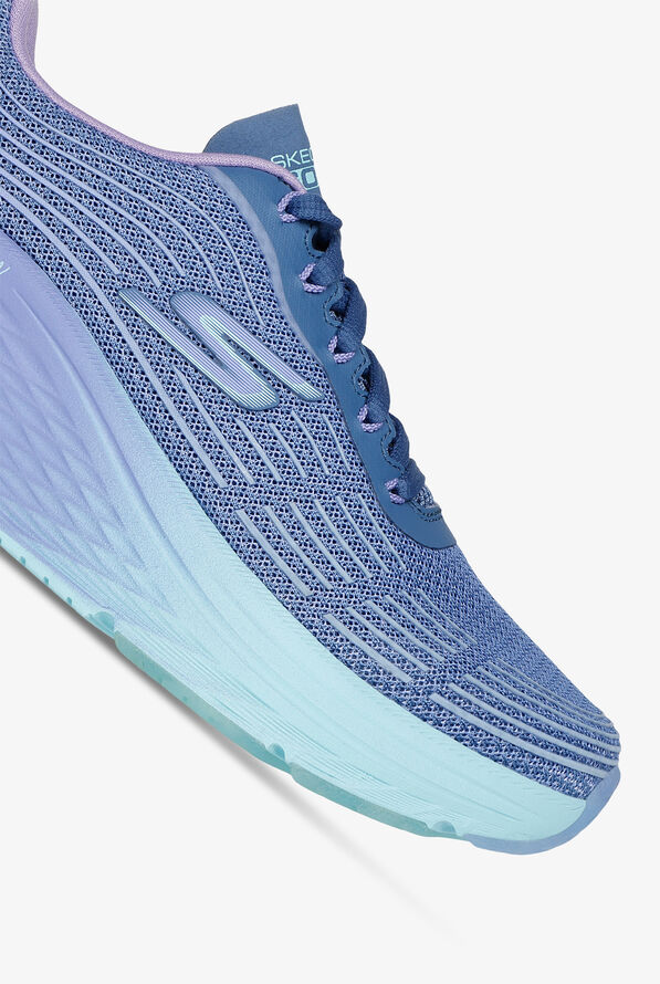 Skechers Performance Max Cushioning Elite 2.0 Blue/Lavender Mesh Athletic Lace Up Nursing Shoes - null - 3