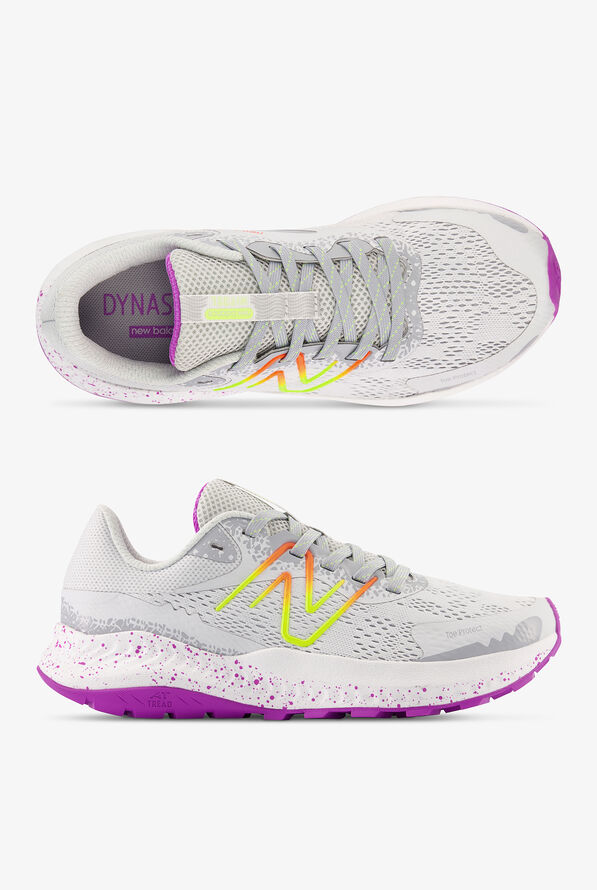 Zapatillas deportivas de enfermería New Balance DynaSoft Nitrel v5 Quartz Grey/Cosmic Rose con cordones para mujer - null - 1