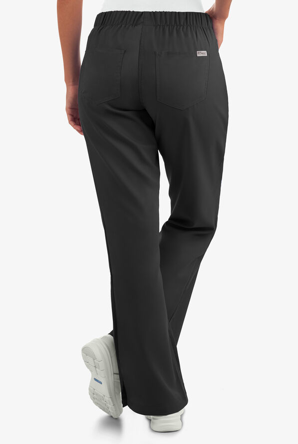 Pantalón médico Grey's Anatomy con 5 bolsillos para mujer - Black - 2