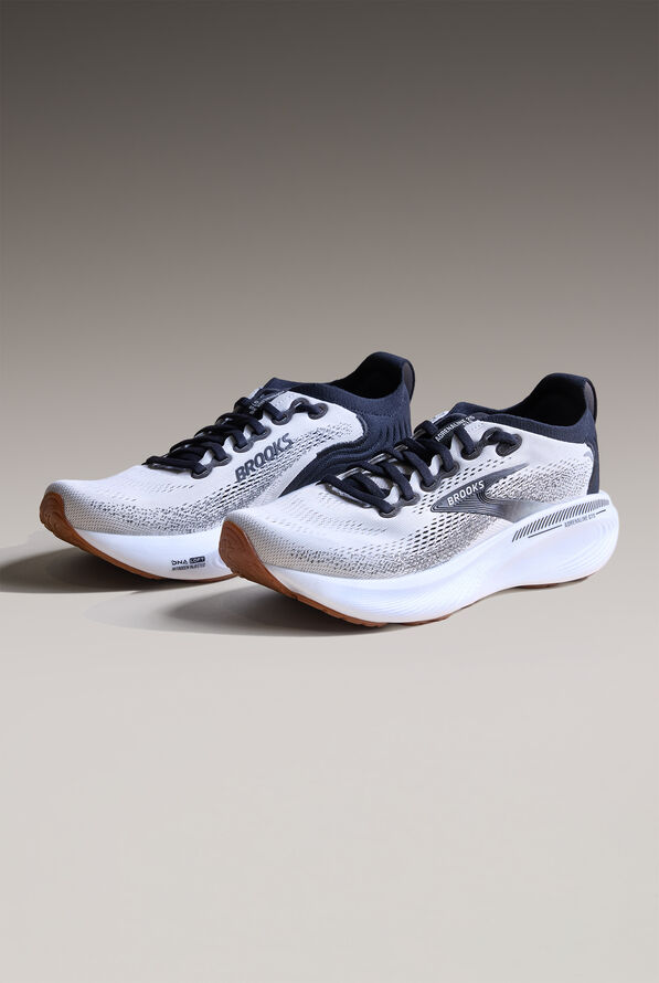 Zapatillas deportivas Brooks Adrenaline GTS 25 White/Black/White con cordones para mujer - null - 3