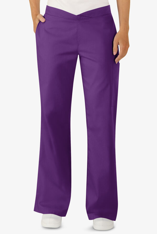 UA Butter Soft Women's Front Crossover Waistband Pant at Uniform Advantage