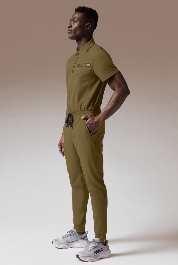 Hypothesis Tactical Men’s 9-Pocket Slim Leg Jogger Scrub Pant - Dark Moss - 2